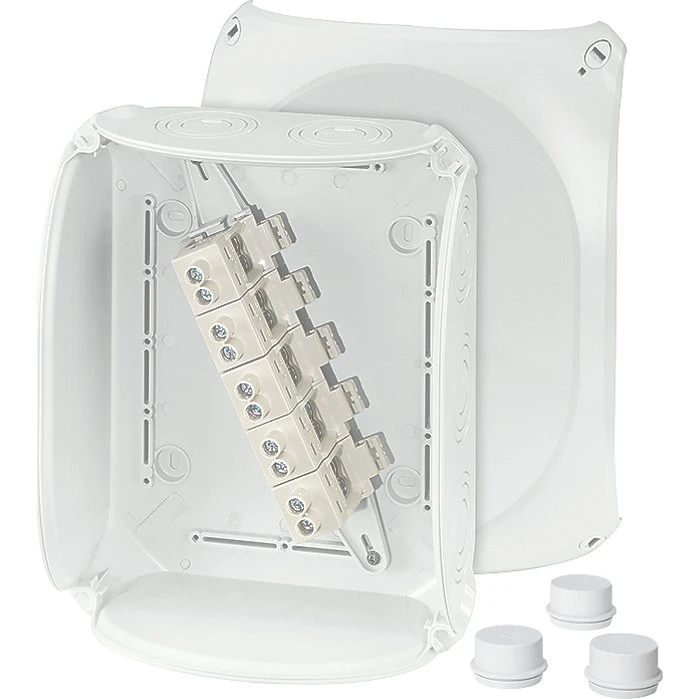 Hensel DK2525G Grå Forgreningsdåse 255x205 mm IP66