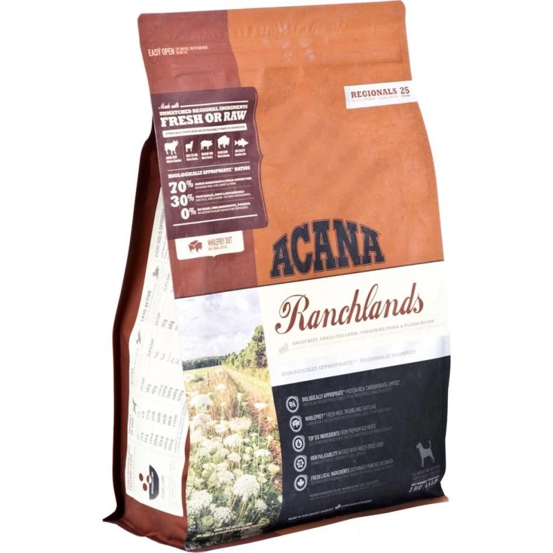 ACANA Ranchlands Highest Protein Tørfoder 2 kg