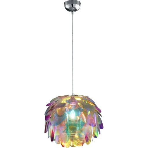 Trio Lighting Clover Pendel med multifarvet sæbeboble-effekt