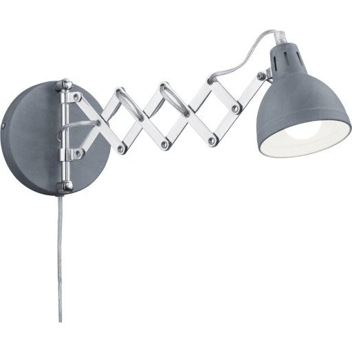 Trio Lighting Scissor Sakselampe, Beton