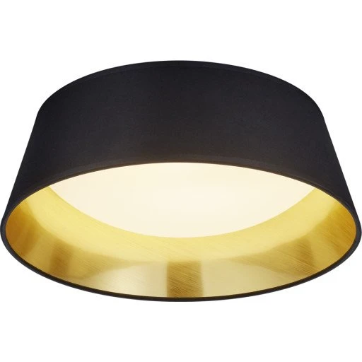 Trio Lighting Ponts Loftlampe, sort, Ø34 cm