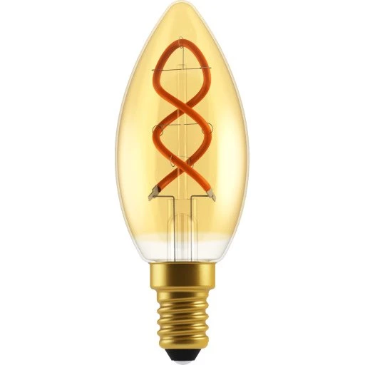 Nordlux Deco Spiral E14 2,5W 2000K Guldfarvet