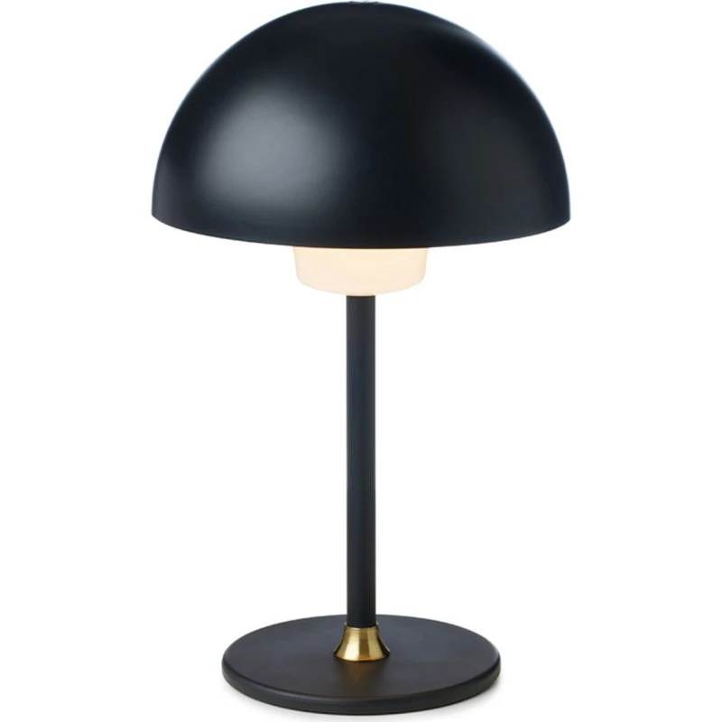 Halo Design Moon Portable Bordlampe, Sort, Genopladelig