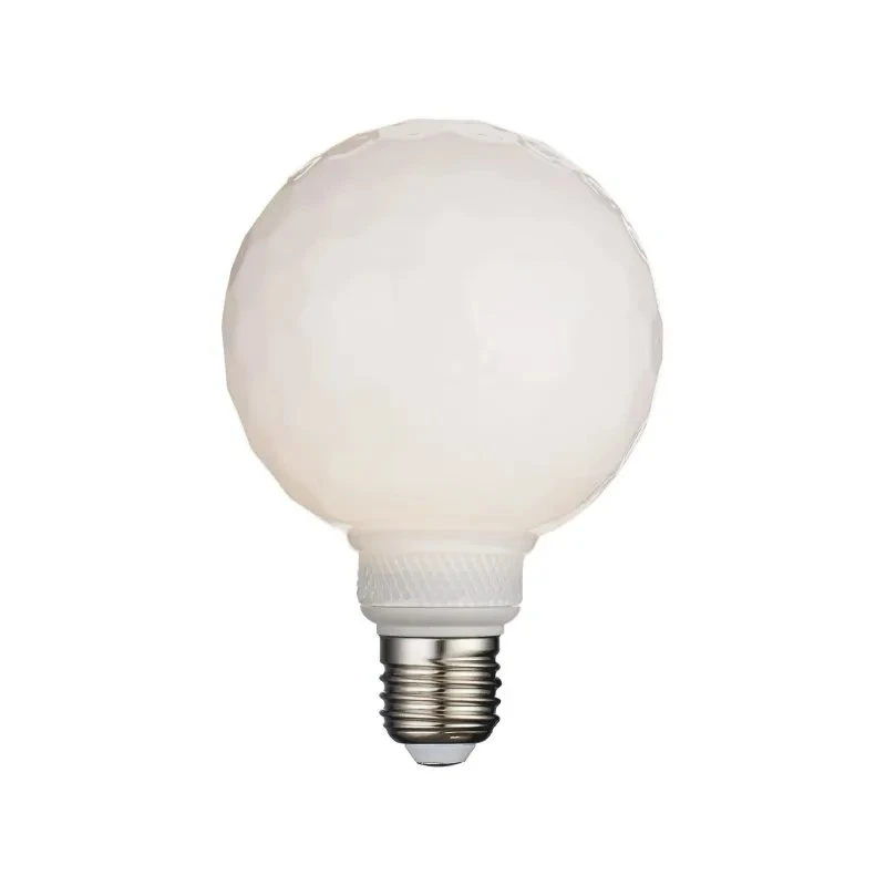 Halo Design COLORS Geo E27 Ø9,5 cm, opal, 2,5 W