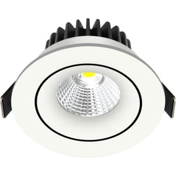 Nordtronic Velia Tilt DTW LED Downlight 1800K-3000K mat hvid rund