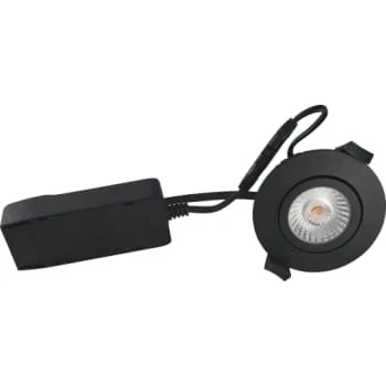 Nordtronic Low Profile ECO 6W 3000K mat sort