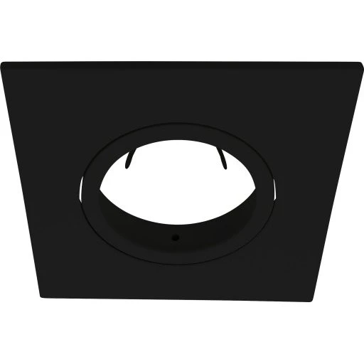 Nordtronic Firkantet Front til Quick Install G2 & Uni Install G2, Sort