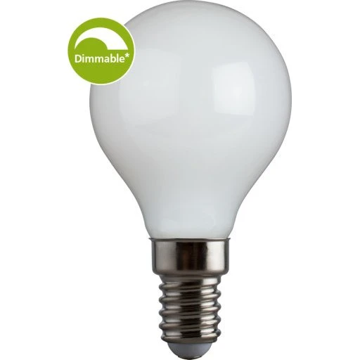 e3light Proxima E14 3,4W 3000K opal dæmpbar LED
