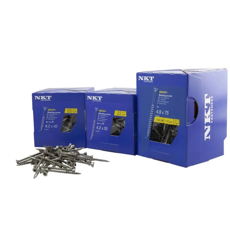 ITW Fasteners+ A4 Terrasseskrue 4,2 x 55 mm, 170 stk.