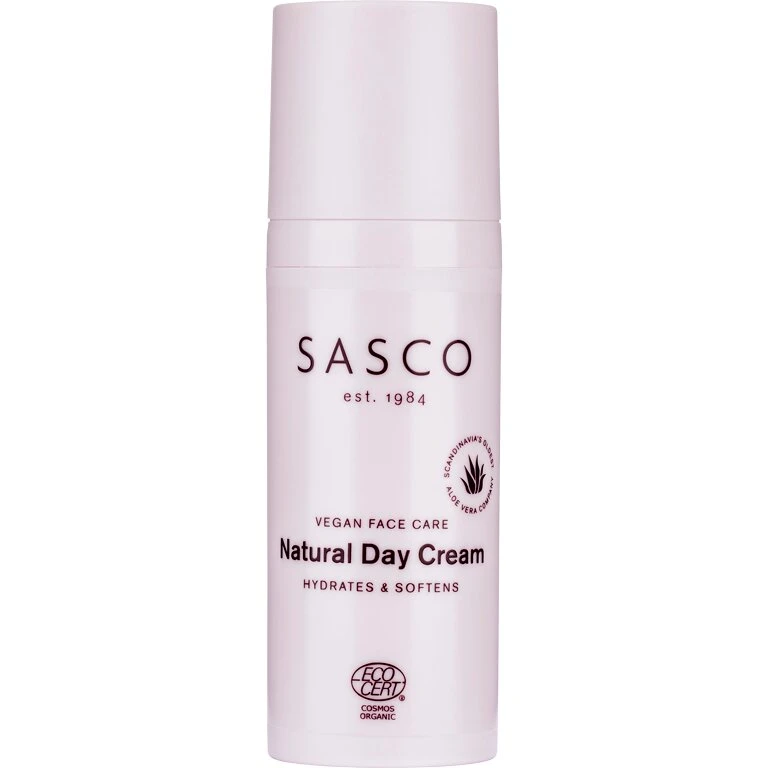 SASCO Natural Day Cream 50 ml – Vegansk dagcreme med aloe