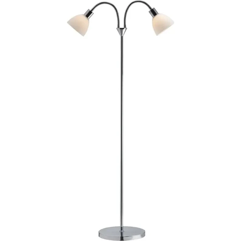 Nordlux Ray Double Gulvlampe, Krom, 2-armet