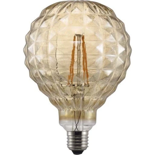 Nordlux Avra Square E27 2W 2200K ravgul