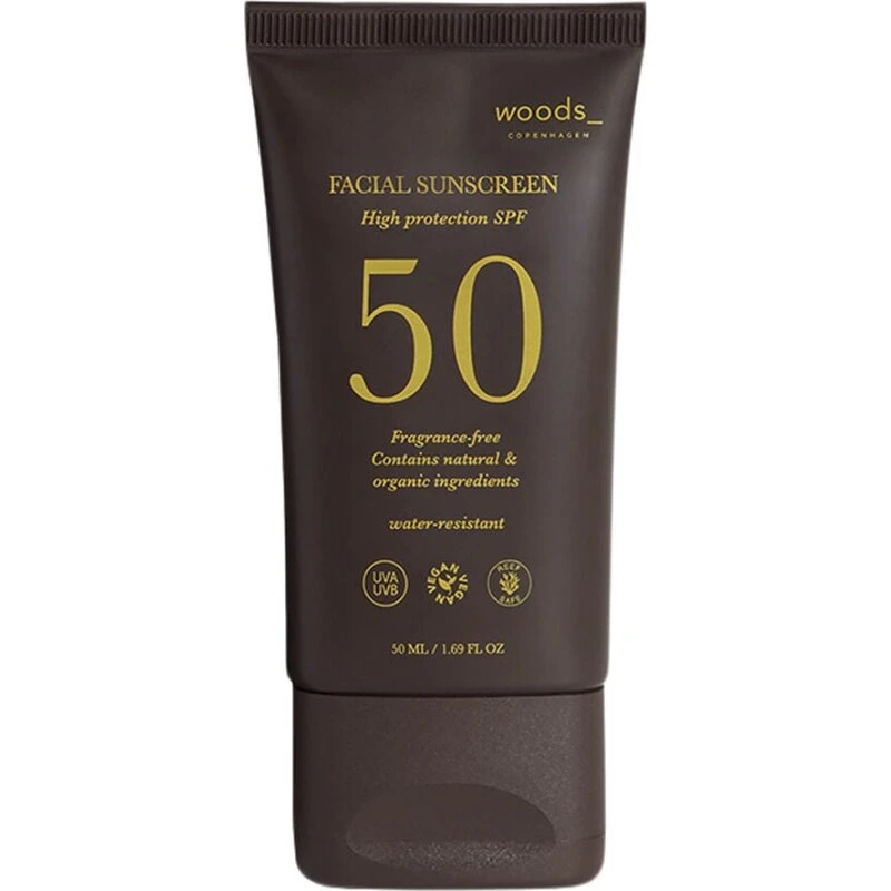 Woods Copenhagen Sun Body SPF50 – Parfumefri, Vandafvisende