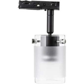 Global Tubular 1F Skinespot GU10, sort/glas