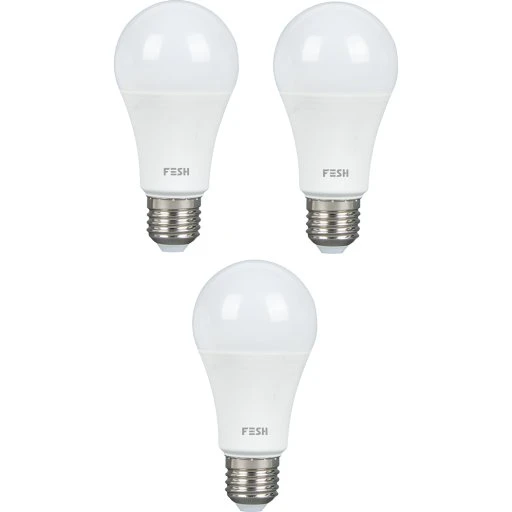 Fesh Smart E27 9W multifarve, 3-pak, 2700-6500K