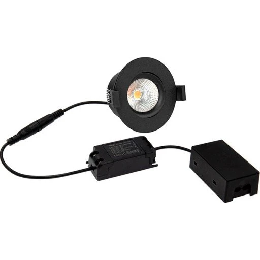HiluX D3 Tilt360 6W Full Spectrum LED Indbygningsspot 2700K Sort