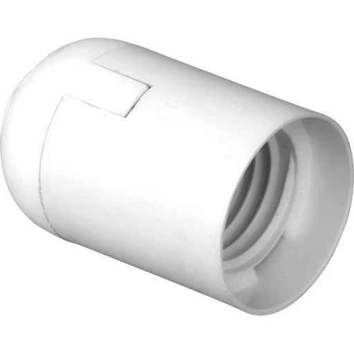 Ultralux E27 Hvid Glat Fatning