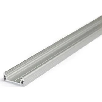 DIOFLEX Alu profil SURFACE14 F/TY 1m grå