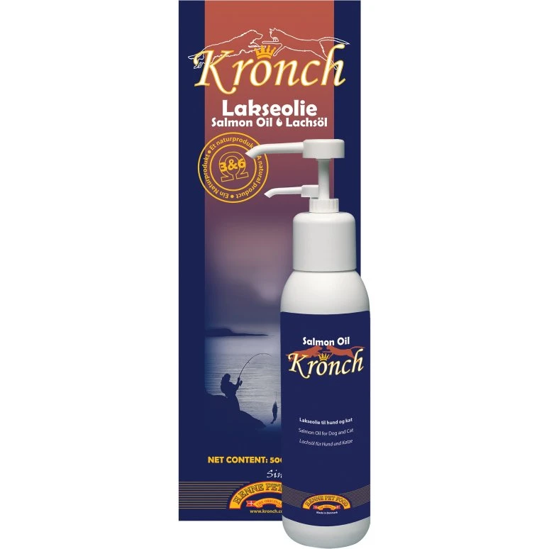 Kronch Lakseolie til hunde og katte, 2,5 L