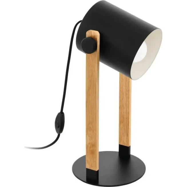 EGLO Hornwood Bordlampe E27 Sort 43047