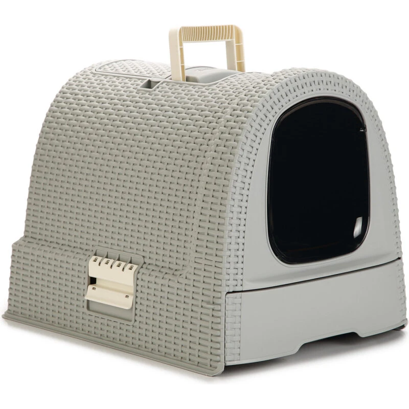 Curver Petlife udtrækkelig kattebakke med skovl-holder