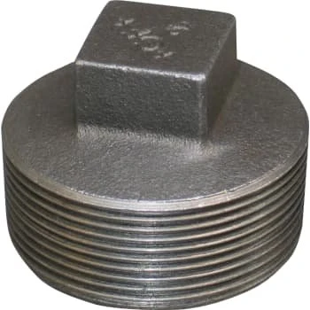 1.1/2" Sort prop, varmgalvaniseret