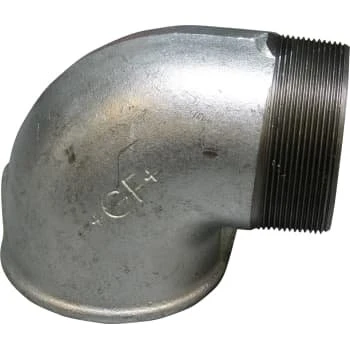 +Gf+ Galvaniseret Vinkel 90° Muffe/Nippel 3/4"