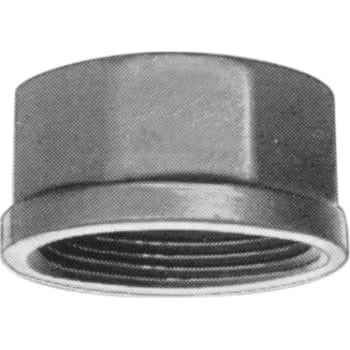 Gf+ 1" galvaniseret slutmuffe