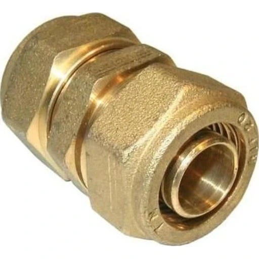 Pex-kobling 16 mm med støttebøsning
