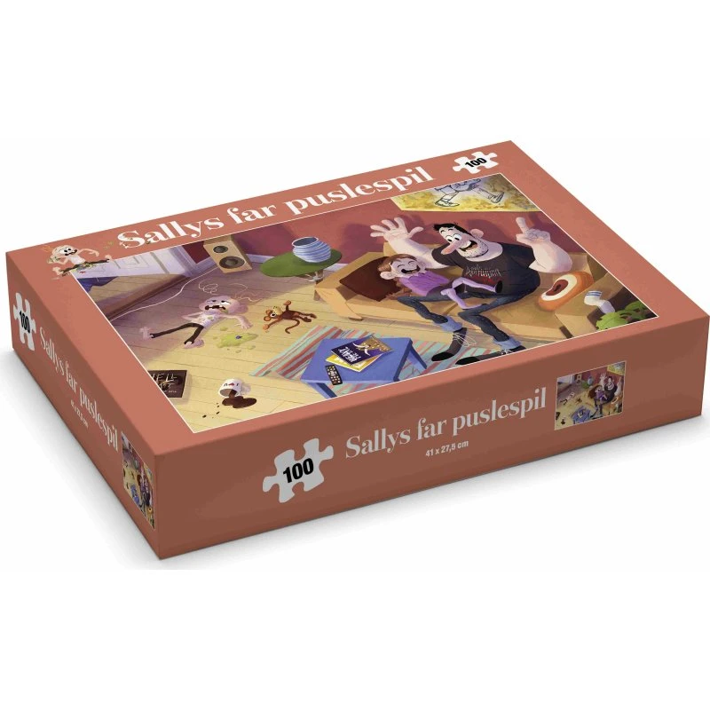 Sallys Far Puslespil, 100 Brikker