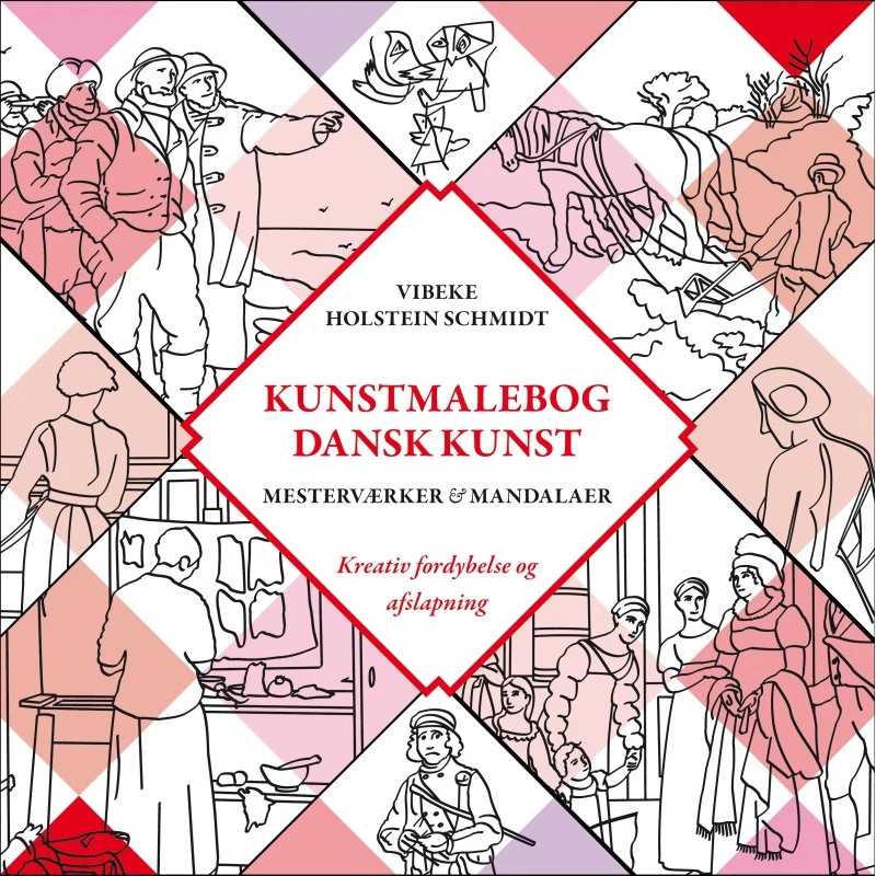 Vibeke Holstein Schmidt: Kunstmalebog Dansk Kunst
