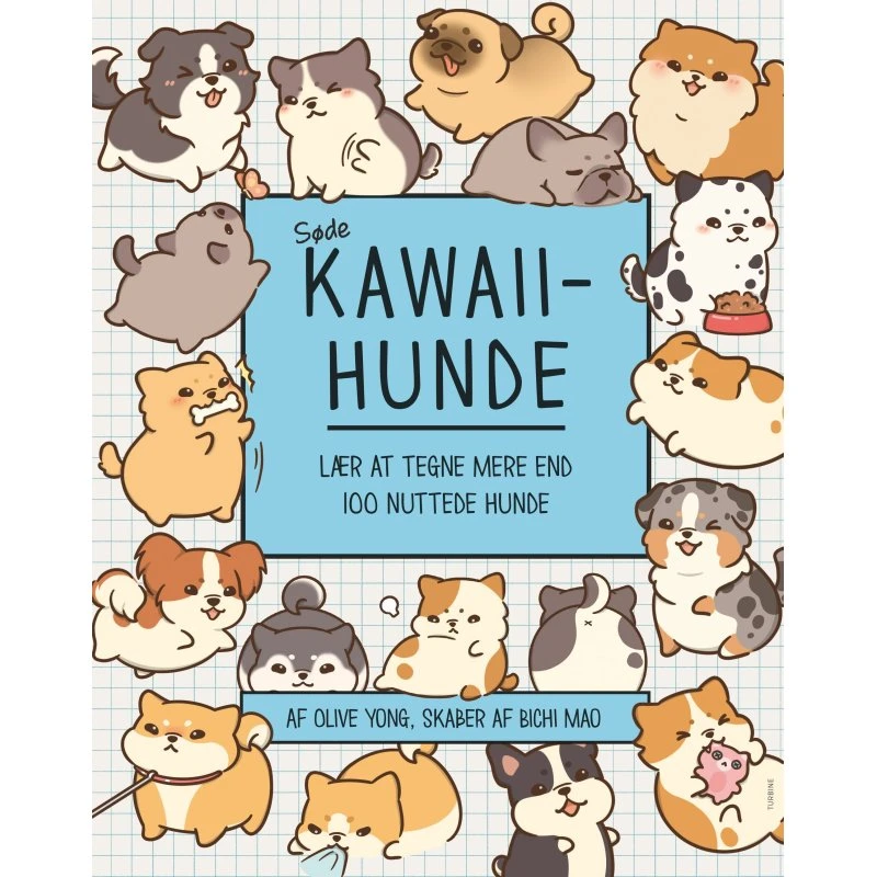 Søde Kawaii-hunde - Olive Yong