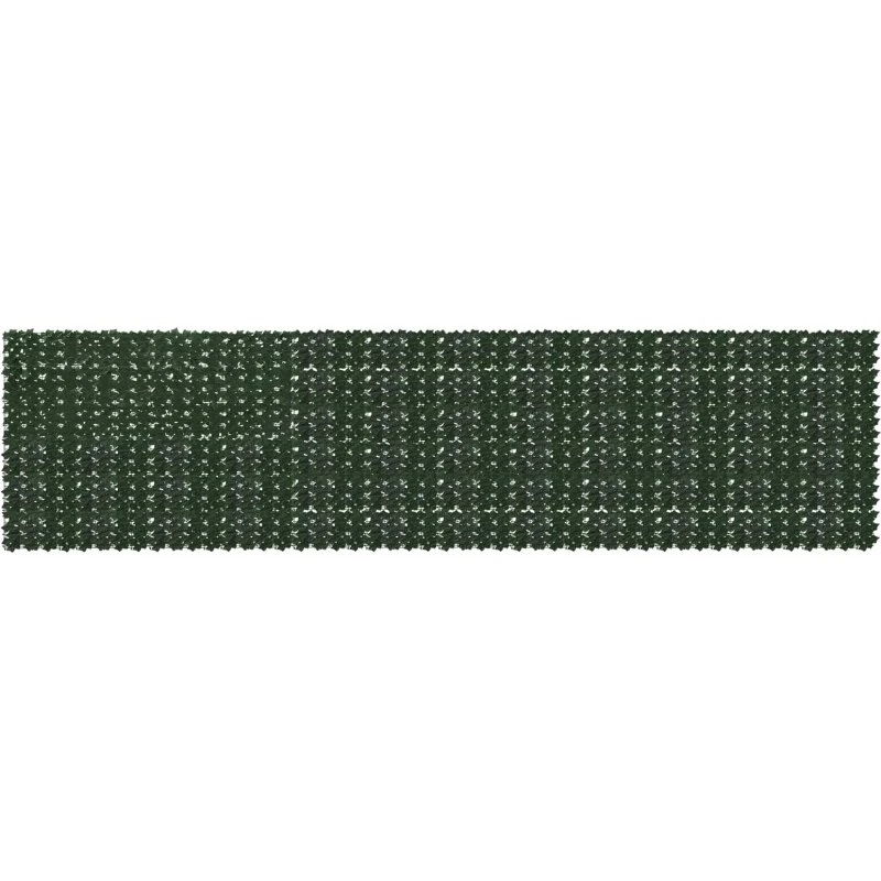 vidaXL Altanscreen med blade, mørkegrøn 600 x 150 cm