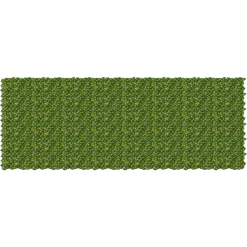 vidaXL Altanscreen med blade Grøn/Gul 400 x 150 cm