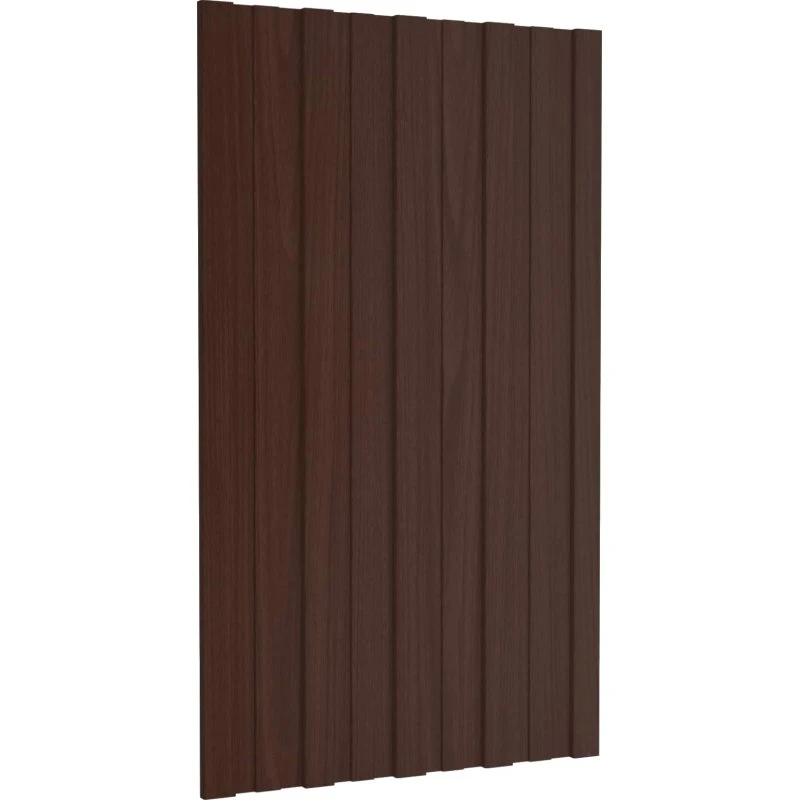 vidaXL Tagpanel 12 stk Brun 80 x 45 cm Galvaniseret Stål