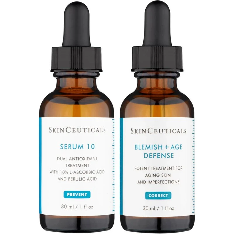 SkinCeuticals Combination Skin Bundle – Serum 10 & Brightening