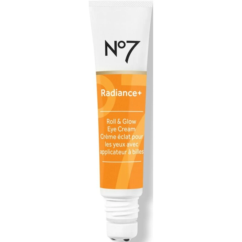 No7 Radiance+ Roll & Glow Øjencreme, 15 ml