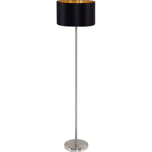 Eglo Maserlo gulvlampe, sort/guld