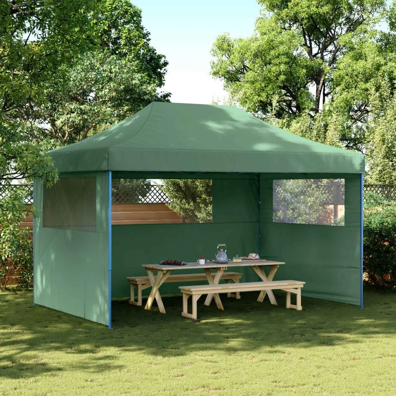 vidaXL Pop-up Partytelt Grøn 292 x 440 x 315 cm