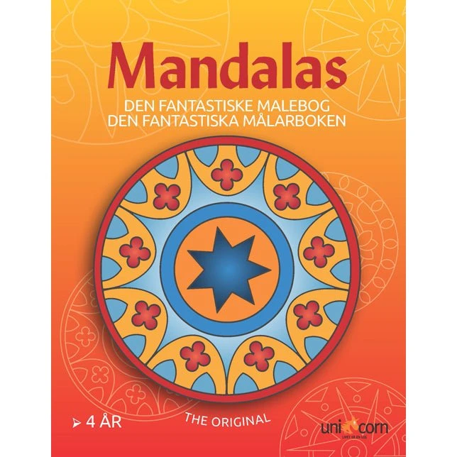Den Fantastiske Malebog med Mandalas, 4 år+