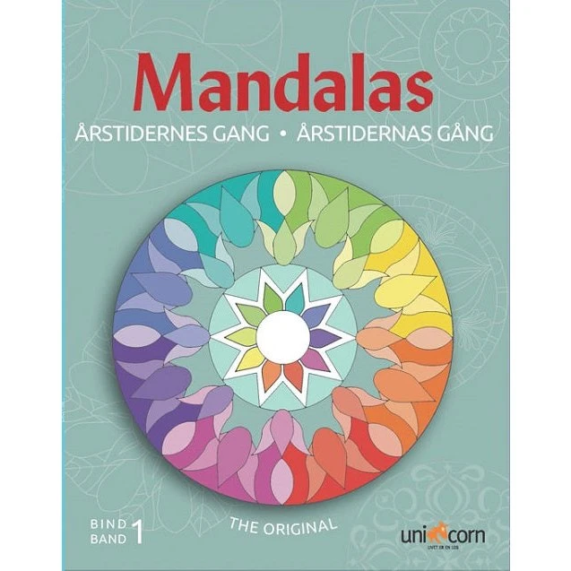 Årstidernes Gang med Mandalas Bind 1 - Malebog for voksne