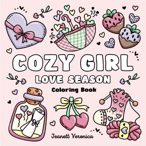 Cozy Girl Love Season - Malebog af Jeanett Veronica
