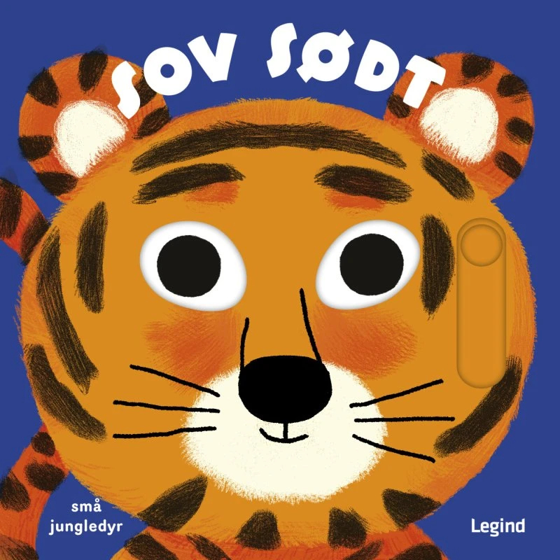 Sov Sødt - Små Jungledyr - Børnebog med bevægelige øjne
