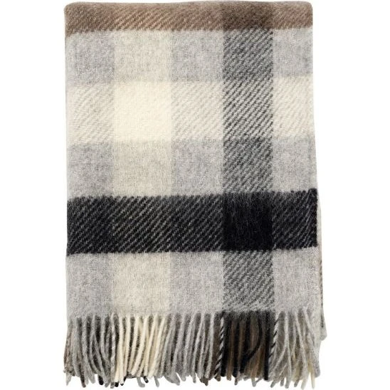 Klippan Uldplaid 130x200 cm Gotland Multi Grey