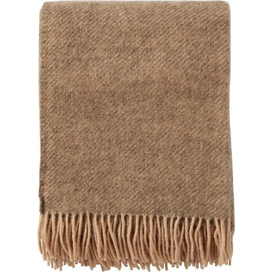 Klippan Uldplaid 130x200 cm Gotland Beige