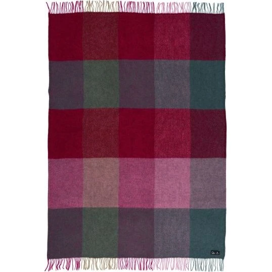 Klippan Uldplaid 130x200 cm Gotland Check Pink