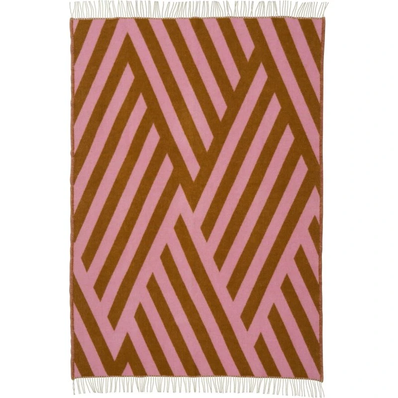 Klippan Uldplaid 130x200 cm - Tangent Pink Caramel