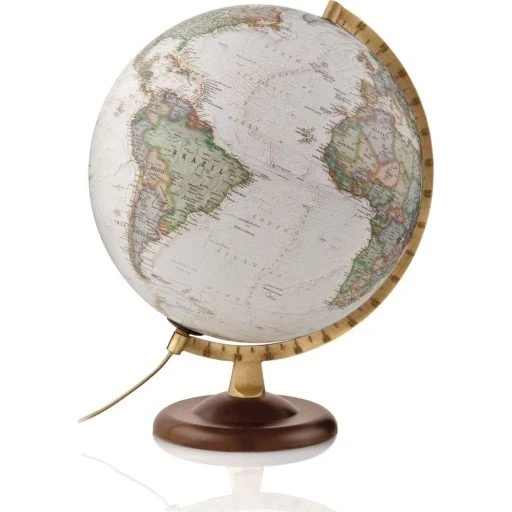 National Geographic Gold Executive Globus med Lys, 30 cm