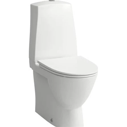 Laufen Pro N Toilet, hvid, uden skyllekant, P-lås