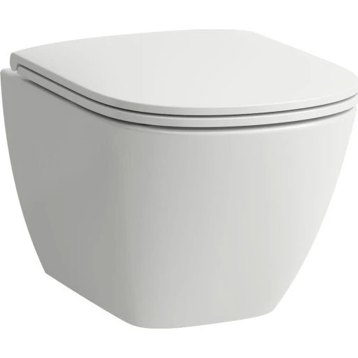 Laufen Lua Kompakt Væghængt Toilet, Hvid, Rimless